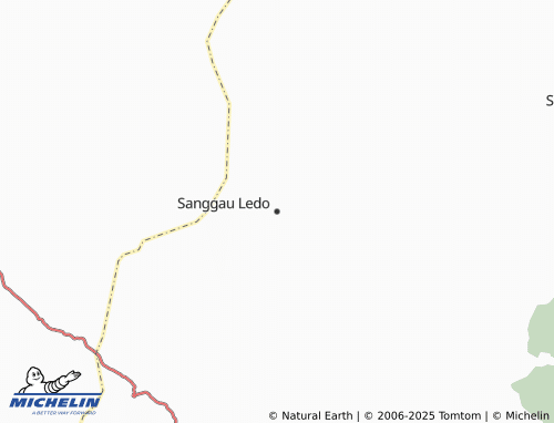 MICHELIN Sanggau Ledo map - ViaMichelin