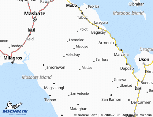 MICHELIN Santa Maria map - ViaMichelin