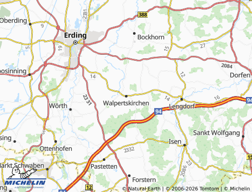 Mappa MICHELIN Walpertskirchen - ViaMichelin