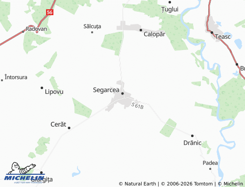 Mappa MICHELIN Segarcea - ViaMichelin