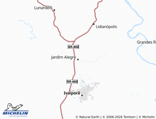 Mappa MICHELIN Jardim Alegre - ViaMichelin