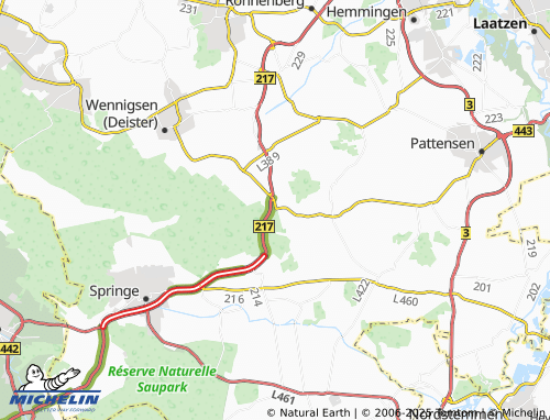 Carte MICHELIN Steinkrug - ViaMichelin