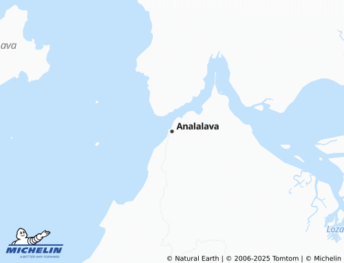 MICHELIN Analalava map - ViaMichelin