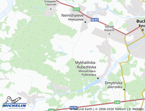 MICHELIN-Landkarte Kozyntsi - ViaMichelin