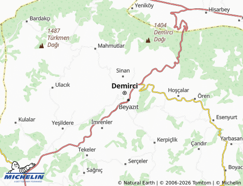 Mappa MICHELIN Bahçeler - ViaMichelin