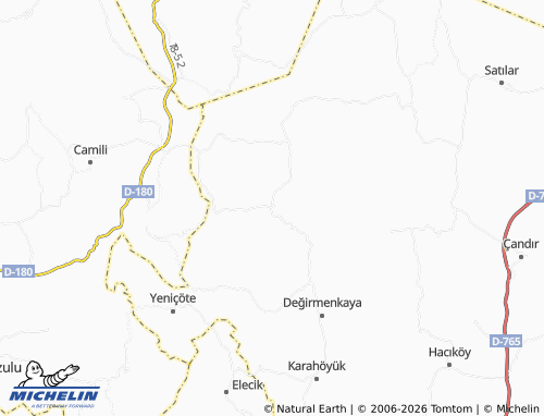 MICHELIN Kuyucak map - ViaMichelin