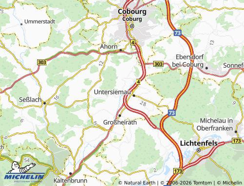 MICHELIN Scherneck map - ViaMichelin