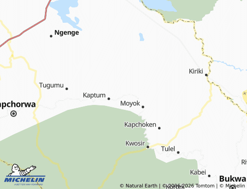 Carte MICHELIN Kaproron Town Council - ViaMichelin