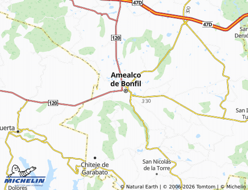 Mappa MICHELIN Lomas de San Higinio - ViaMichelin