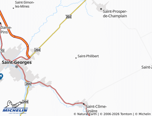 Mappa MICHELIN Saint-Philibert - ViaMichelin