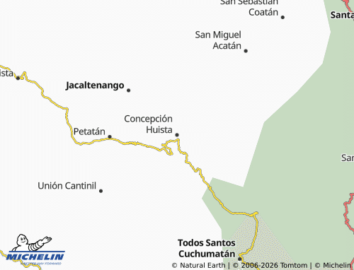 Mappa MICHELIN Concepción Huista - ViaMichelin