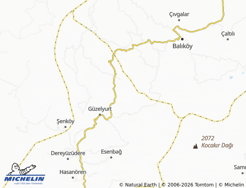 Mapa MICHELIN Evciler - ViaMichelin