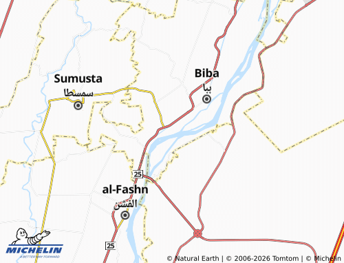 Mapa MICHELIN al-Faqa'i - ViaMichelin