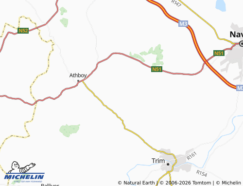 Kaart MICHELIN Rathcarran - ViaMichelin