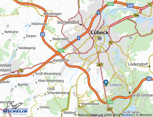 MICHELIN Moisling map - ViaMichelin