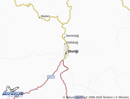 MICHELIN Gökçecamii map - ViaMichelin