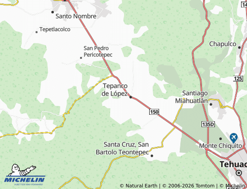 MICHELIN Paloma map - ViaMichelin