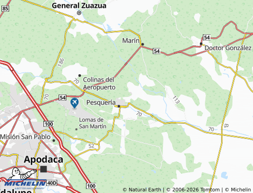 Mappa MICHELIN Jorge Treviño, Croc - ViaMichelin