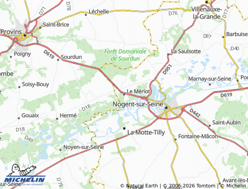 Mappa MICHELIN Le Mériot - ViaMichelin