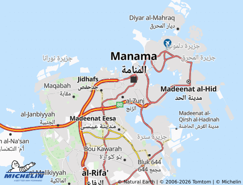 MICHELIN Salihiya map - ViaMichelin