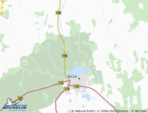 Mappa MICHELIN Paežeriai - ViaMichelin