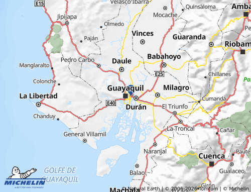 MICHELIN-Landkarte Guayas - ViaMichelin