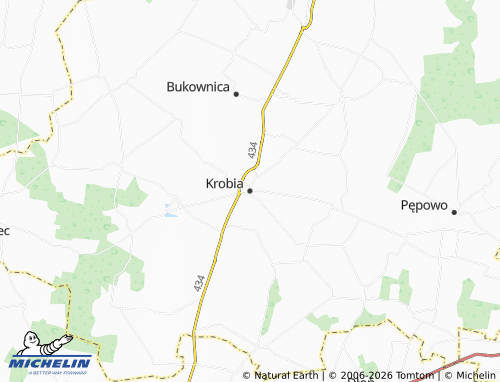 MICHELIN Krobia map - ViaMichelin