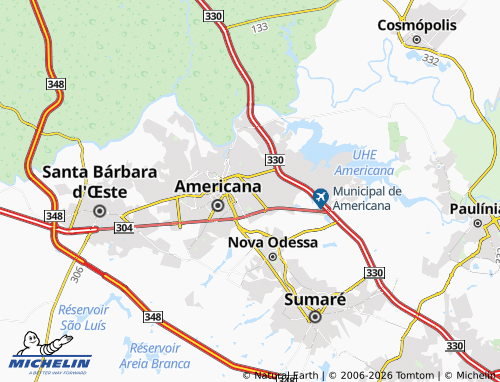MICHELIN Bosque da Saúde map - ViaMichelin