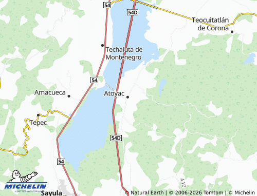 Mappa MICHELIN Atoyac Centro - ViaMichelin