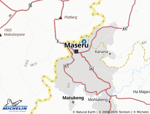 MICHELIN Hillsview map - ViaMichelin