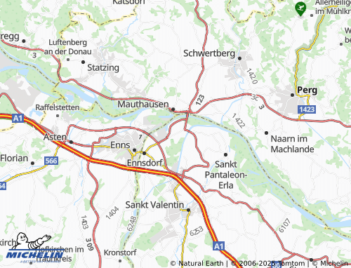 MICHELIN-Landkarte Windpassing - ViaMichelin
