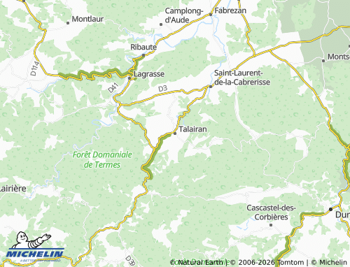 Mappa MICHELIN Talairan - ViaMichelin