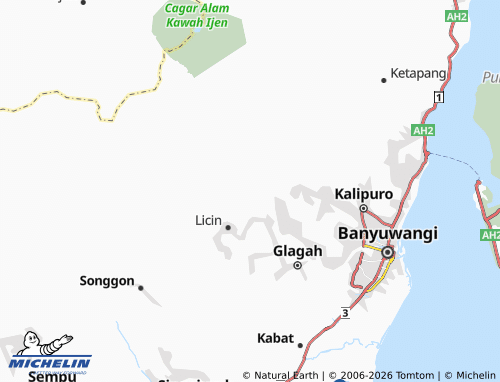 MICHELIN-Landkarte Kampunganyar - ViaMichelin