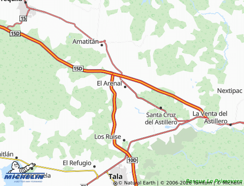 Mappa MICHELIN La Guadalupana - ViaMichelin