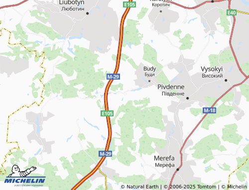 MICHELIN Bidriahy map - ViaMichelin