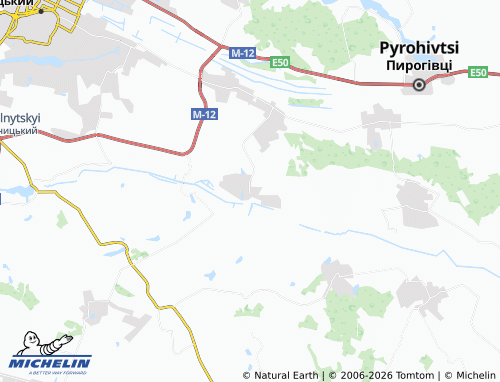 MICHELIN-Landkarte Kolyban - ViaMichelin
