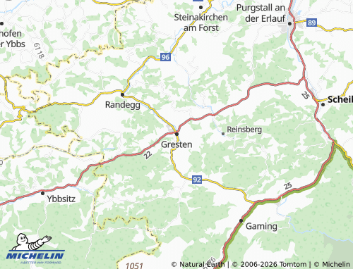 Carte MICHELIN Gresten - ViaMichelin