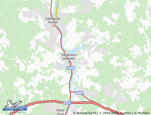 Carte MICHELIN Golyavino - ViaMichelin