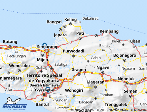 Carte MICHELIN Grobogan - ViaMichelin