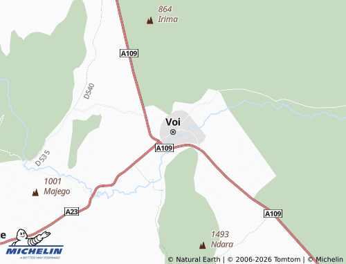 MICHELIN Voi map - ViaMichelin