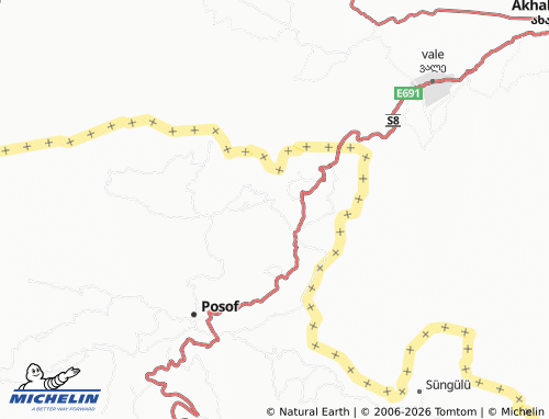 Mappa MICHELIN İncedere - ViaMichelin