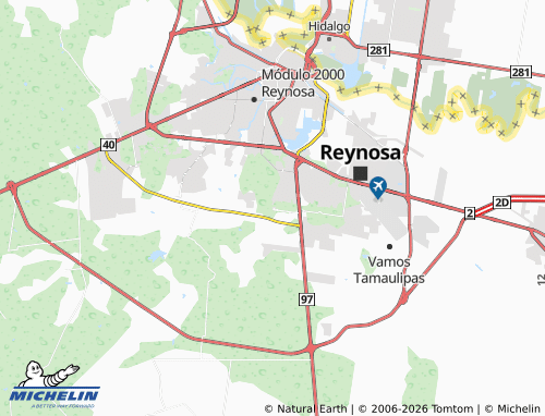 Mapa MICHELIN Mano Con Mano - ViaMichelin