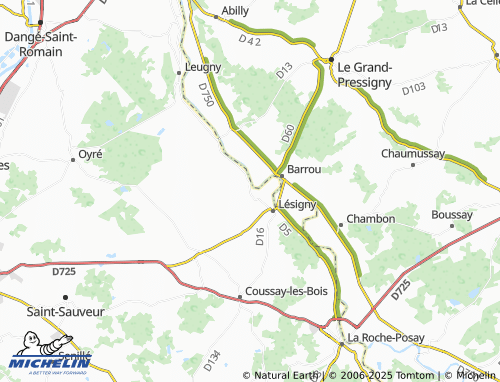 MICHELIN Mairé map - ViaMichelin