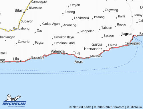 MICHELIN Taug map - ViaMichelin