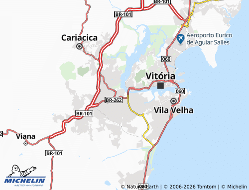 Mapa MICHELIN Itaquari - ViaMichelin