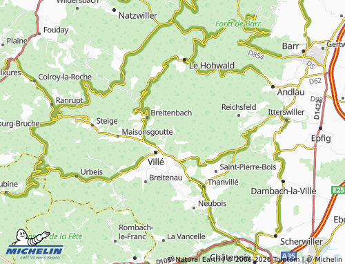 Mapa MICHELIN Albé - ViaMichelin