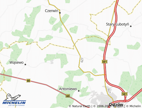 Carte MICHELIN Przyborowie - ViaMichelin