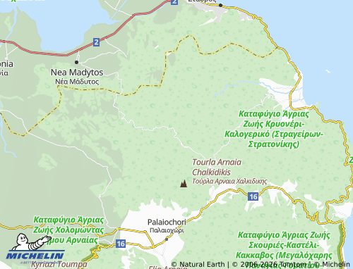 MICHELIN Varvara map - ViaMichelin