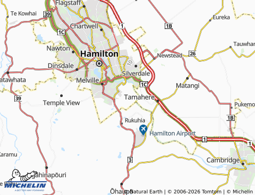 Mapa MICHELIN Peacocke - ViaMichelin