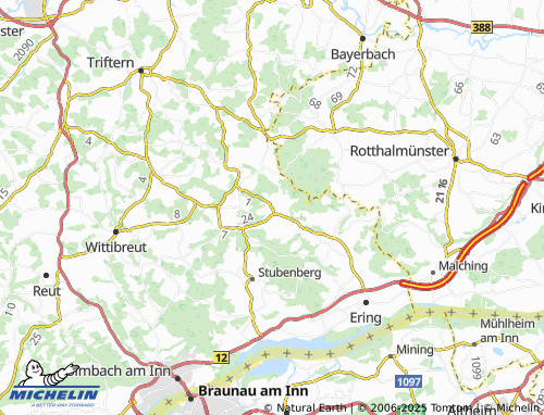 Kaart MICHELIN Kirn - ViaMichelin